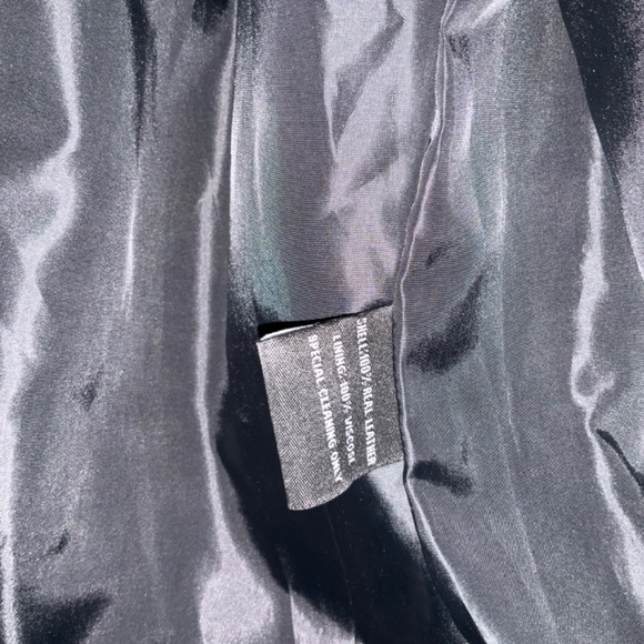 Basket weave leather jacket plus - Picture 6 of 8